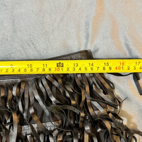 Zara Black Fringe Mini Skirt
#1157 - Picture 2 of 8